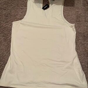 White Sleeveless Top